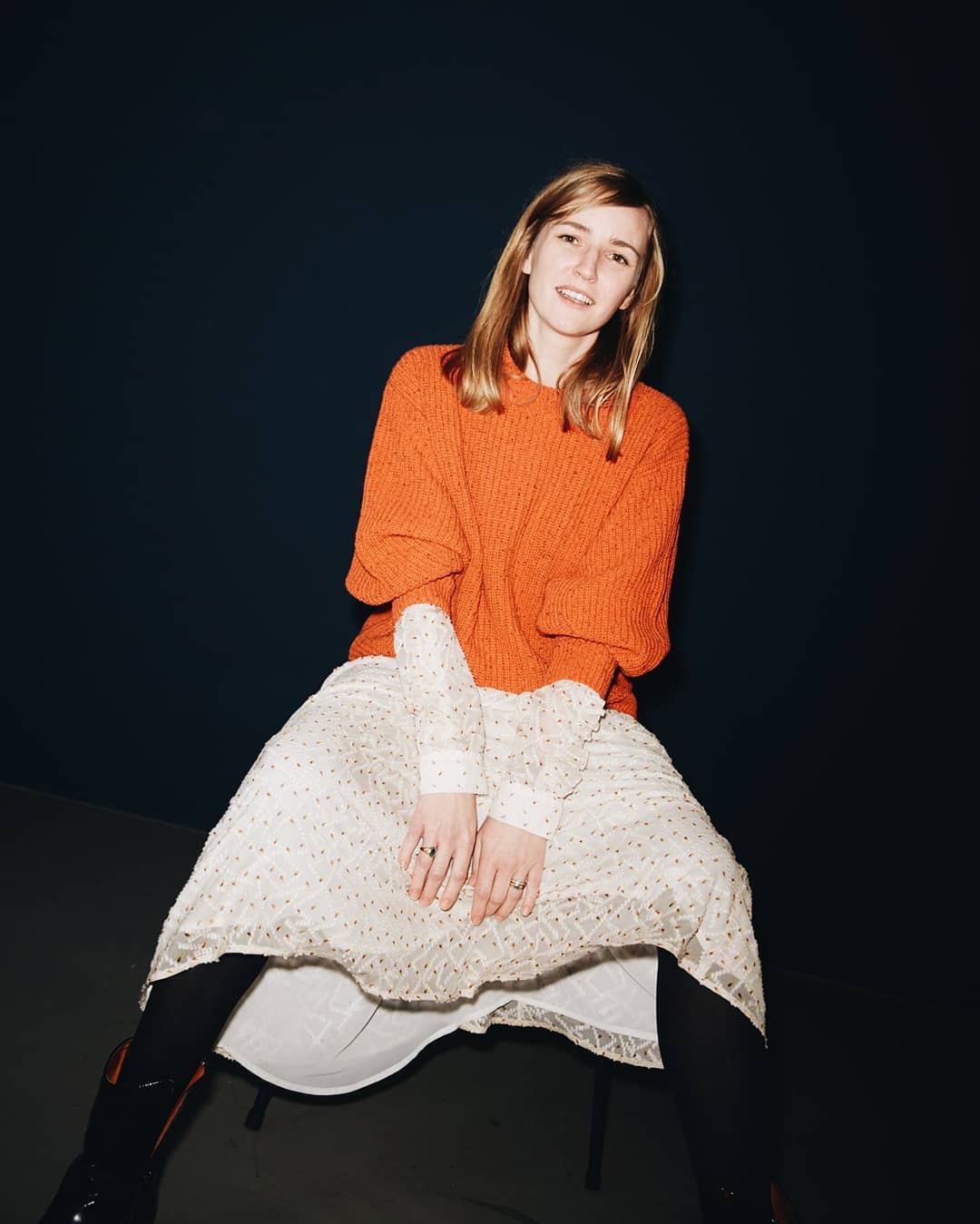 For @lalaberlin during Berlin Fashion Week ️ My sleepy face captured by @leylapiedayesh herself  #lalaberlin #fw19 | Anzeige