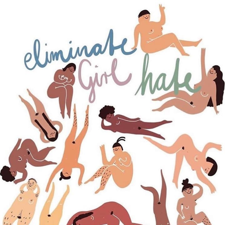 Von @gundawindmueller weiß ich, dass 'Frauenfreundschaft' nicht im Duden (@dudenverlag) steht - 'Männerfreundschaft' aber schon. HähHallo? Und sowieso: #eliminategirlhate / Bild via @notanotherwomanmag, illustriert von @slingaillustration ️