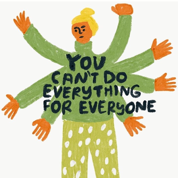 Important reminder ️ Found via @dariadaria, illustrated by @peopleiveloved