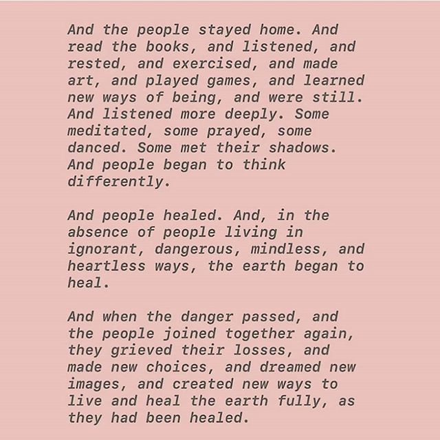 Utopia  Stay strong. RG @kittyomeara #stayhome #flattenthecurve