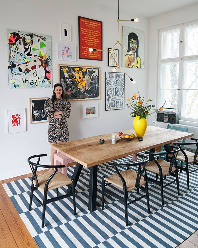 The kitchen might be the heart of our new home as it is the ultimate fusion of the two of us, I guess ️🍋/ Advertising @designbestseller #designbestseller @carlhansenandson @jankurtz.design @ikeadeutschland @menuspace  Art by  @__hiedra__ @christianhoosen @analeovy_art