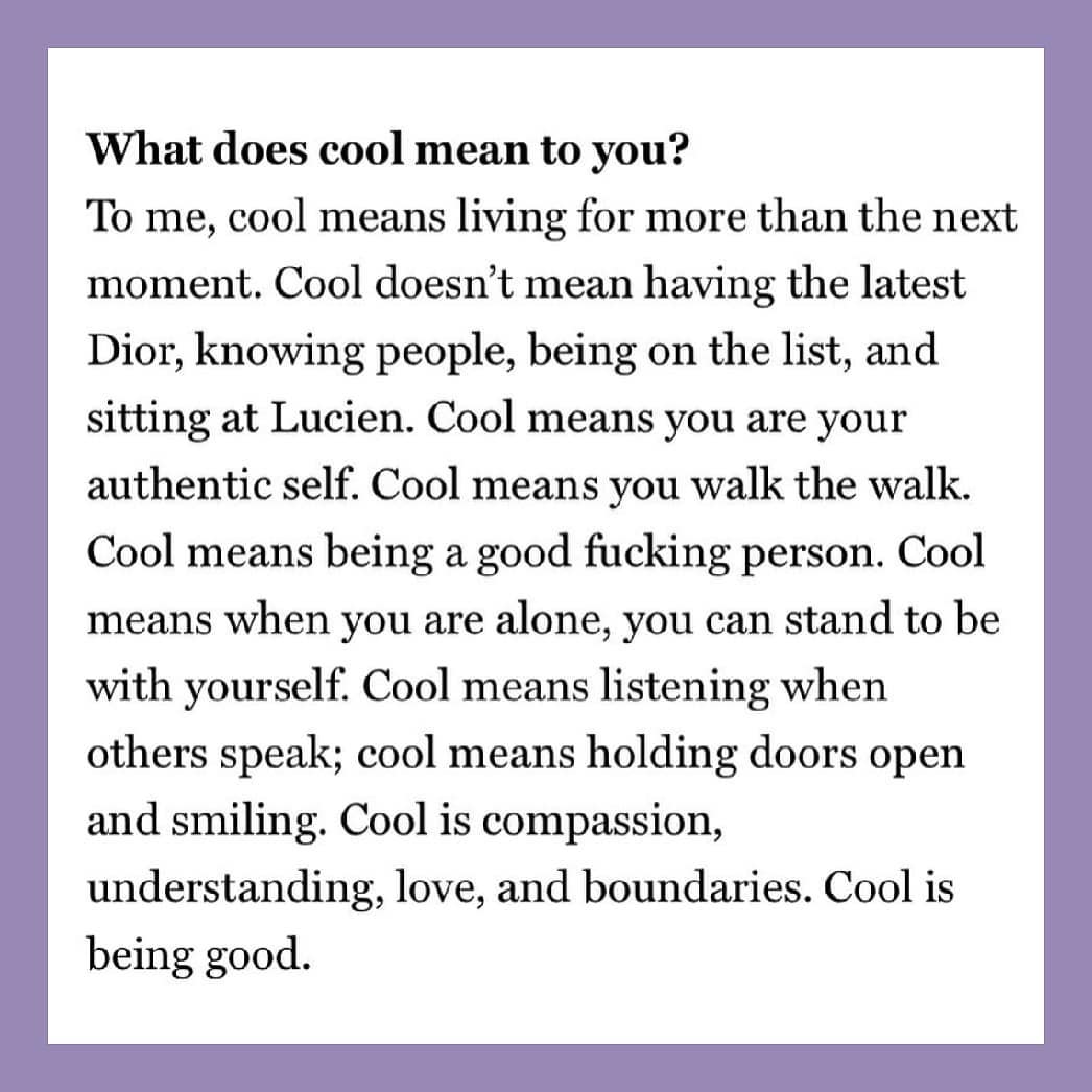 Forever what @sageaflocka says ️ (interview via @thecut )