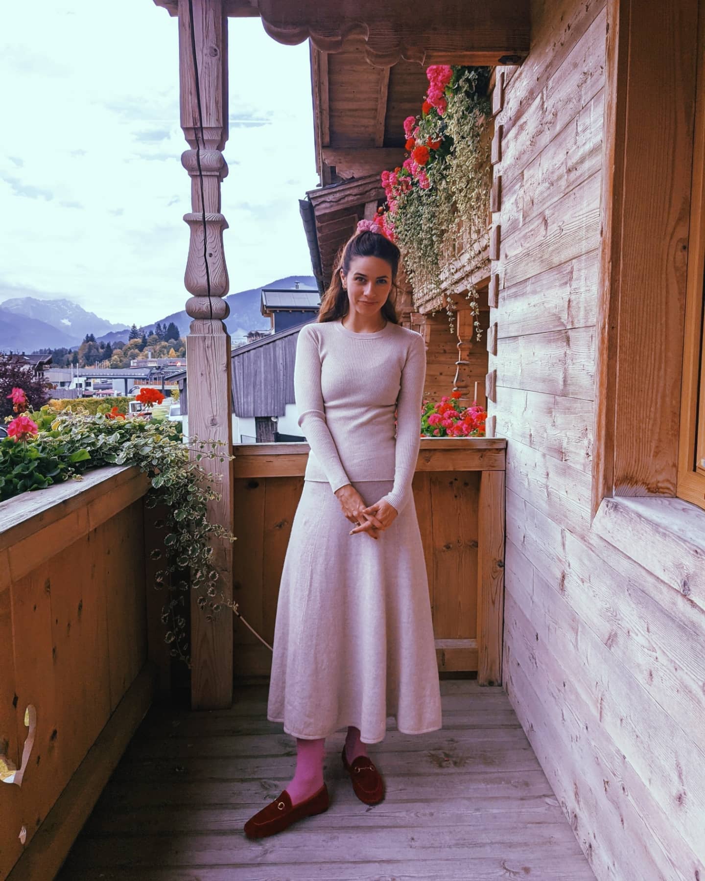 Happy sad today, because I don't want to leave the mountains but stay a little longer far away from all the noise instead