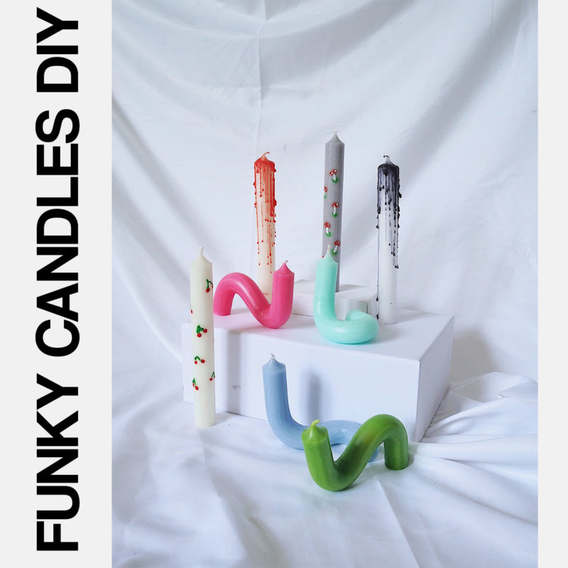 DIY Funky Candles Jane Wayne News
